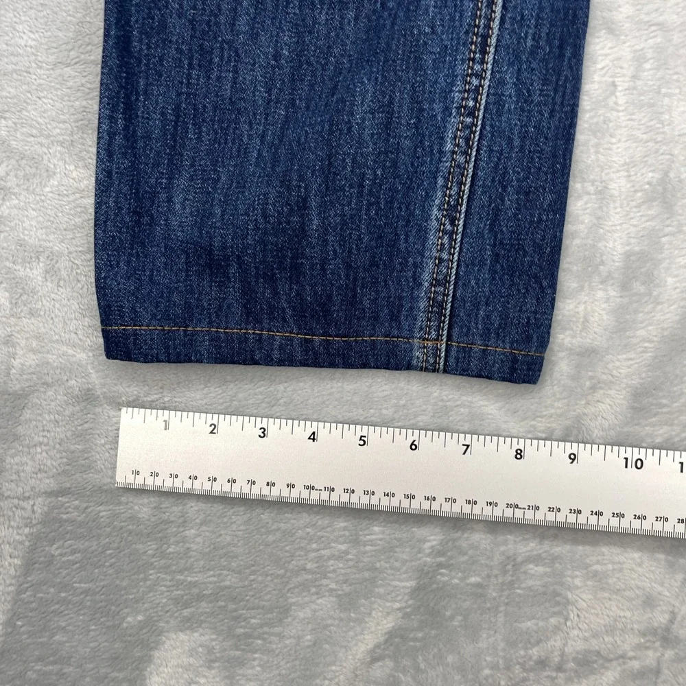 KanCan Jeans Womens 13/30‎ Blue Denim Distressed Casual High Rise Straight Leg
